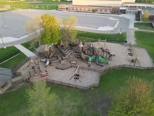  drone view of Cardinal Kingdom